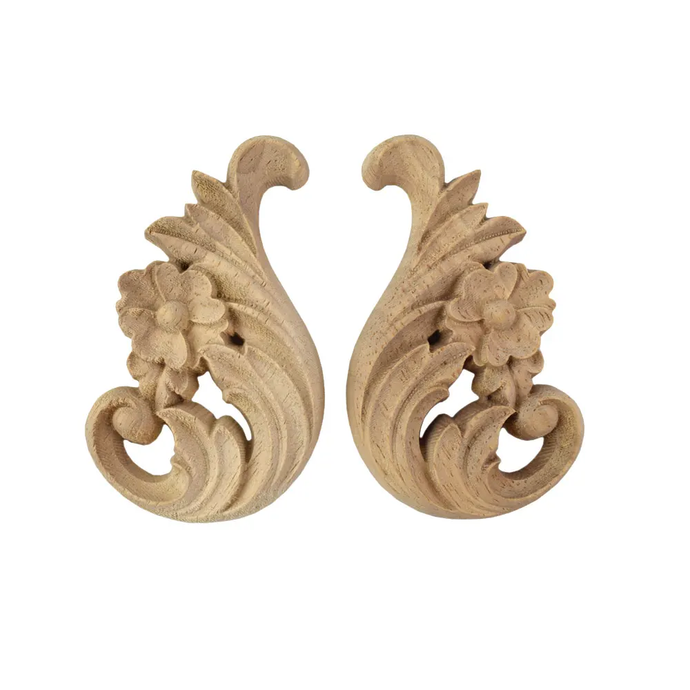 Vintage Floral Woodcarving Decals Wooden Appliques for Home Decor Furniture Decorative Craft Room Decoration Accessories
Vintage Floral Woodcarving Decals Wooden Appliques for Home Decor Furniture Decorative Craft Room Decoration Accessories