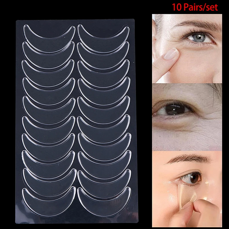 10 Pairs Reusable Waterproof Silicone Anti-Wrinkle Eye Pads Patches Stickers Eye Skin Care Pads
10 Pairs Reusable Waterproof Silicone Anti-Wrinkle Eye Pads Patches Stickers Eye Skin Care Pads