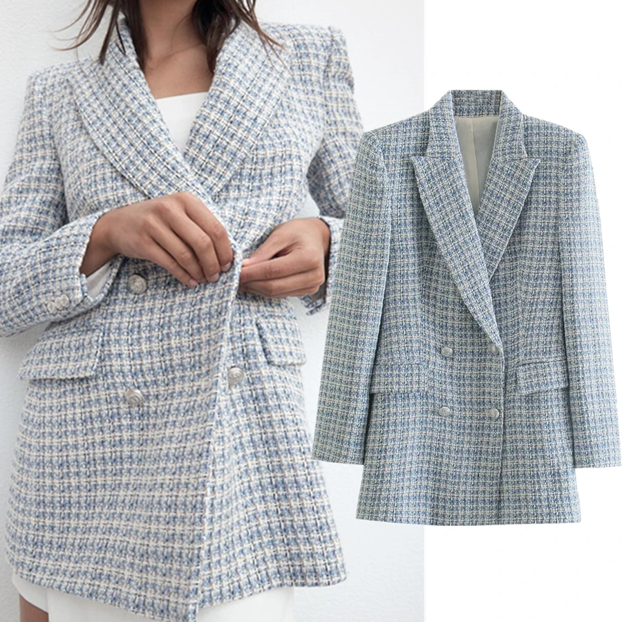 Elmsk Women Blazers And Jackets England Style Office Lady Fashion Elegant Double Breasted Casual Blazer Women 2021 Texture
Elmsk Women Blazers And Jackets England Style Office Lady Fashion Elegant Double Breasted Casual Blazer Women 2021 Texture