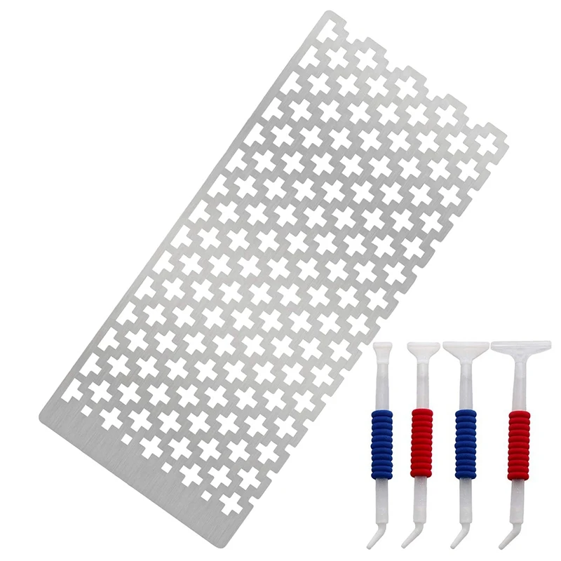 5D Diamond Ruler with 4 Drill Pen DIY Drawing Ruler with 599 Blank Grids for Diamond Painting Square Full Partial Drill
5D Diamond Ruler with 4 Drill Pen DIY Drawing Ruler with 599 Blank Grids for Diamond Painting Square Full Partial Drill