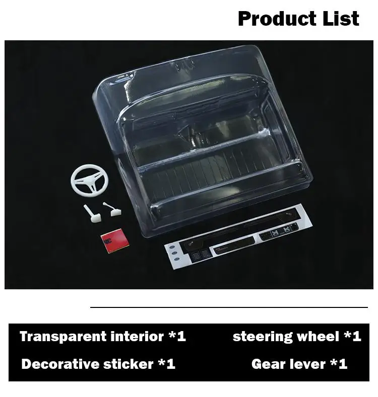 Transparent plastic analog car interior accessories for the Traxxas TRX-4 RC car TRX4 BRONCO 82046-4 interior
Transparent plastic analog car interior accessories for the Traxxas TRX-4 RC car TRX4 BRONCO 82046-4 interior