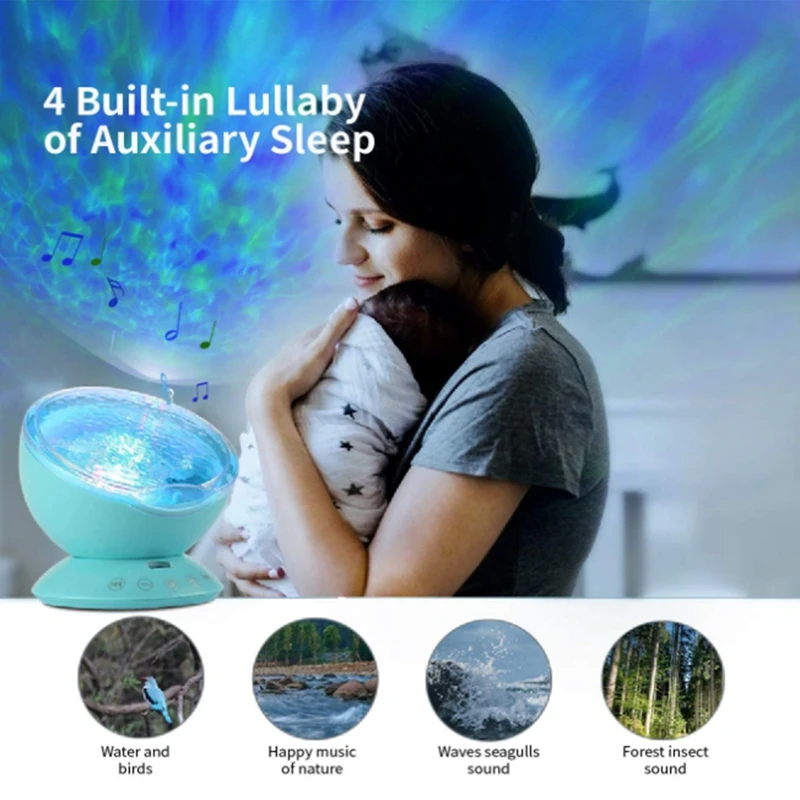 Night Light Projector,Ocean Wave Sound Machine with Soothing Nature Noise Color Changing Wave Light for Kids Bedroom
Night Light Projector,Ocean Wave Sound Machine with Soothing Nature Noise Color Changing Wave Light for Kids Bedroom