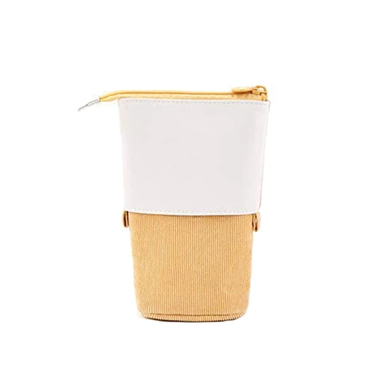 Pen Pencil Telescopic Holder Stationery Case PU Corduroy Stand-Up Transformer Bag Colorful Organizer Makeup Bag (Ginger)
Pen Pencil Telescopic Holder Stationery Case PU Corduroy Stand-Up Transformer Bag Colorful Organizer Makeup Bag (Ginger)