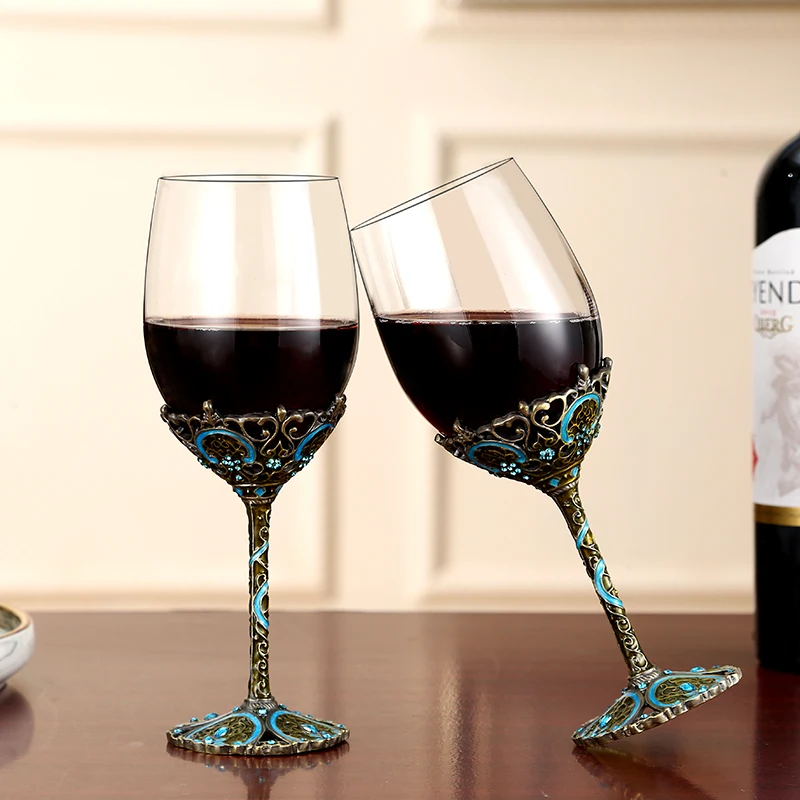 350ml Drinking Glasses Wine Glasses Goblet Metal Glass Decanter Set Glasses of Wine Separator Barware
350ml Drinking Glasses Wine Glasses Goblet Metal Glass Decanter Set Glasses of Wine Separator Barware