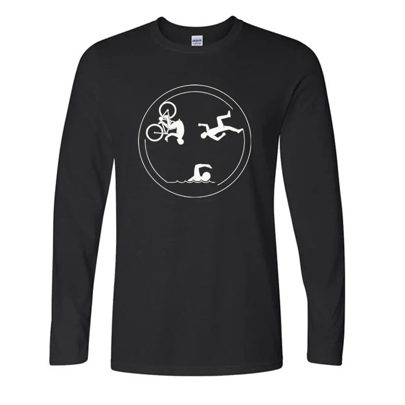 Men Cotton Long Sleeves Tshirt Creative Triathlon Runnings Swimmings Cycle Silhouette T-shirt Casual Fitness Tops Tees EU Size
Men Cotton Long Sleeves Tshirt Creative Triathlon Runnings Swimmings Cycle Silhouette T-shirt Casual Fitness Tops Tees EU Size