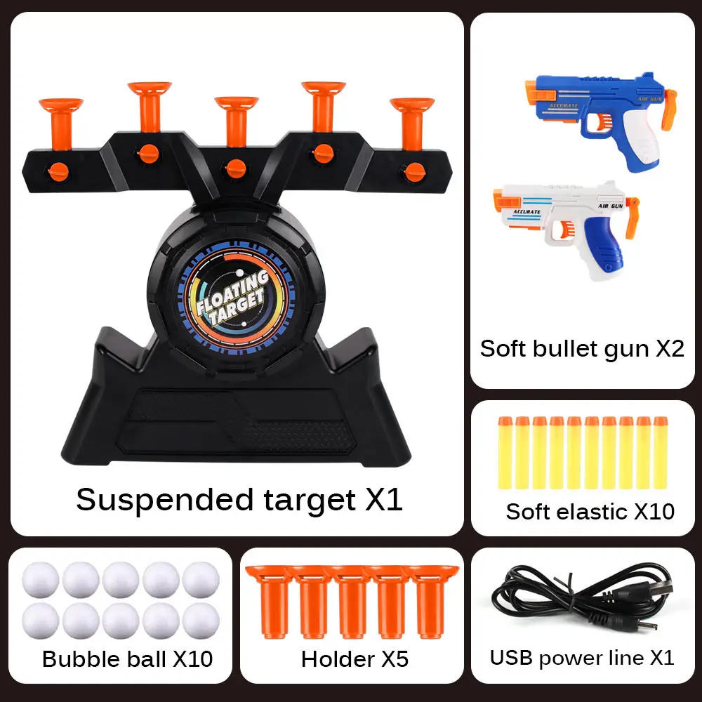 Safety Gun Shoot Bullet Shooting Game Electric Air Target Floating Ball Indoor Suspension Toy Educational Interaction Board Game
Safety Gun Shoot Bullet Shooting Game Electric Air Target Floating Ball Indoor Suspension Toy Educational Interaction Board Game
