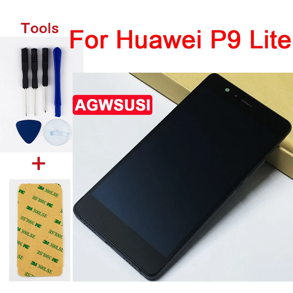 Новый Для Huawei P9 Lite ЖК экран vns l21 l22 lcd Assembly дисплей с сенсорным экраном дигитайзер