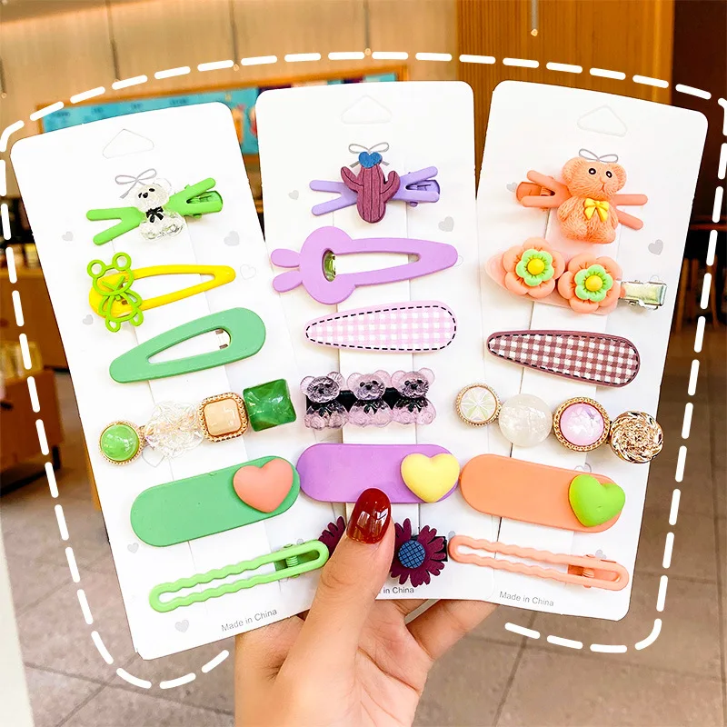 6PC/Set Fashion Lovely Plastic Girls Hair Claws Hair Clip New Cute Cartoon Child BB Hairpins Hair Accessories Ornament Suit
6PC/Set Fashion Lovely Plastic Girls Hair Claws Hair Clip New Cute Cartoon Child BB Hairpins Hair Accessories Ornament Suit