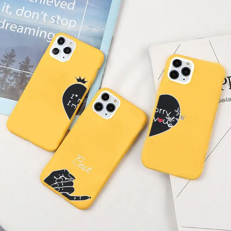 Love Partner Heart Phone Case For IPhone 6 6s 7 8 Plus X Xs Xr Xsmax 11 12 Pro Promax 12mini Candy Yellow Silicone Cover
Love Partner Heart Phone Case For IPhone 6 6s 7 8 Plus X Xs Xr Xsmax 11 12 Pro Promax 12mini Candy Yellow Silicone Cover