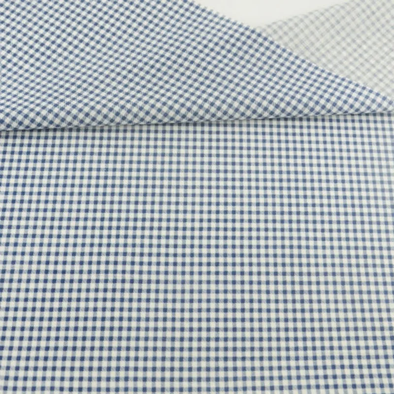 Sewing Cotton Fabrics Clothes Fat Quarter Printed Patchwork Tila Crafts Dolls Tecido Art Work Blue and White Check Designs | Дом и сад
