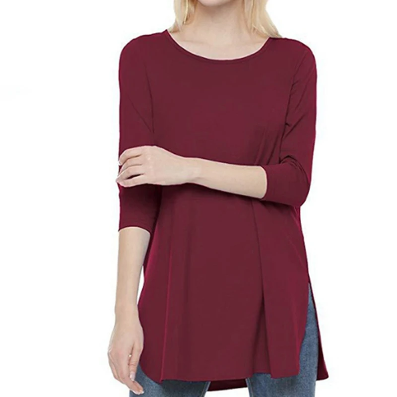 Women Autumn Long Sleeve Blouse Slim Fit Tees Ladies O-Neck Autumn Casual Elegant New Tops Blouses Women Fashion Clothes
Women Autumn Long Sleeve Blouse Slim Fit Tees Ladies O-Neck Autumn Casual Elegant New Tops Blouses Women Fashion Clothes