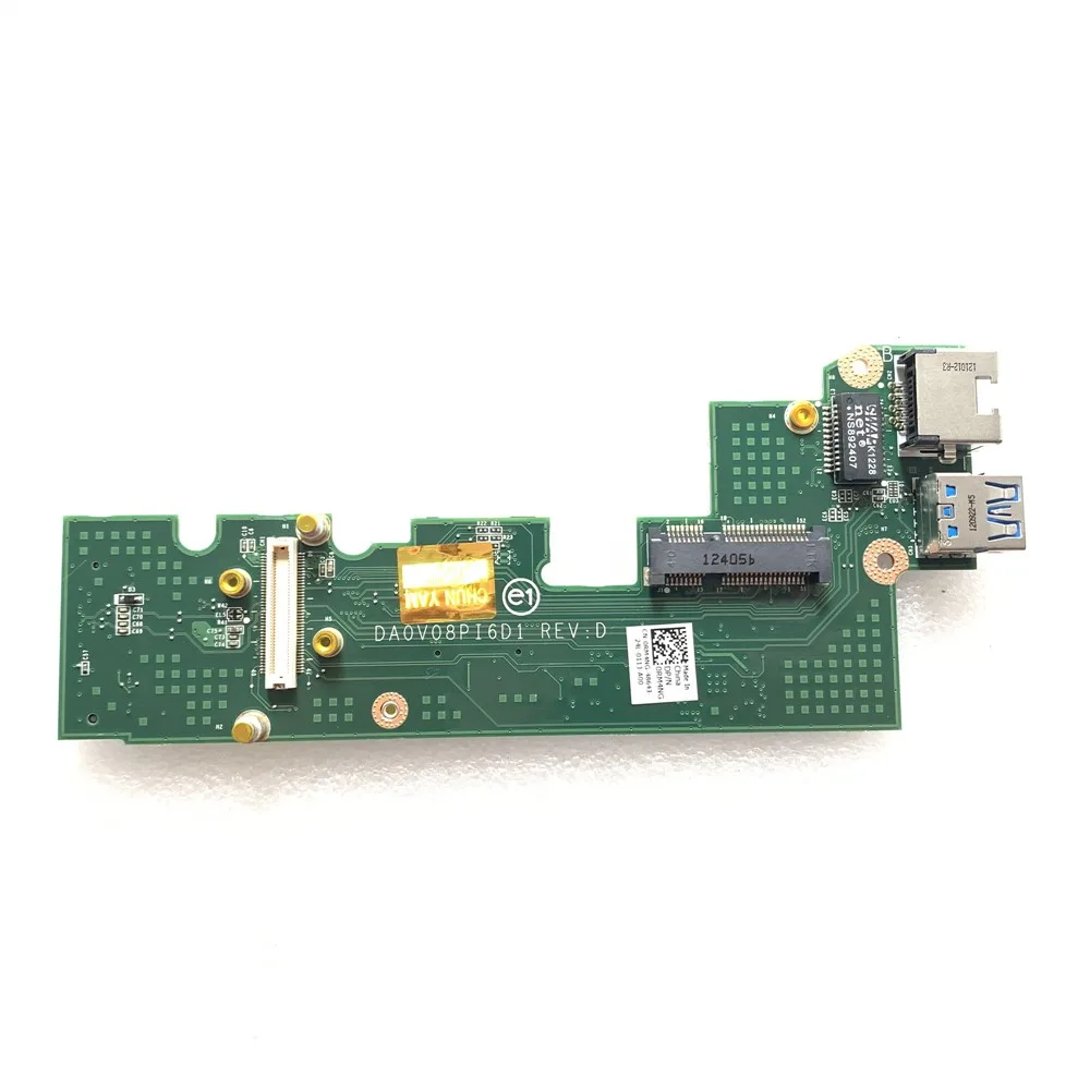 DA0V08PI6D1 для VOSTRO 3460 USB плата Ethernet порт платы SIM CN 0RM4NG RM4NG|Компьютерные кабели и