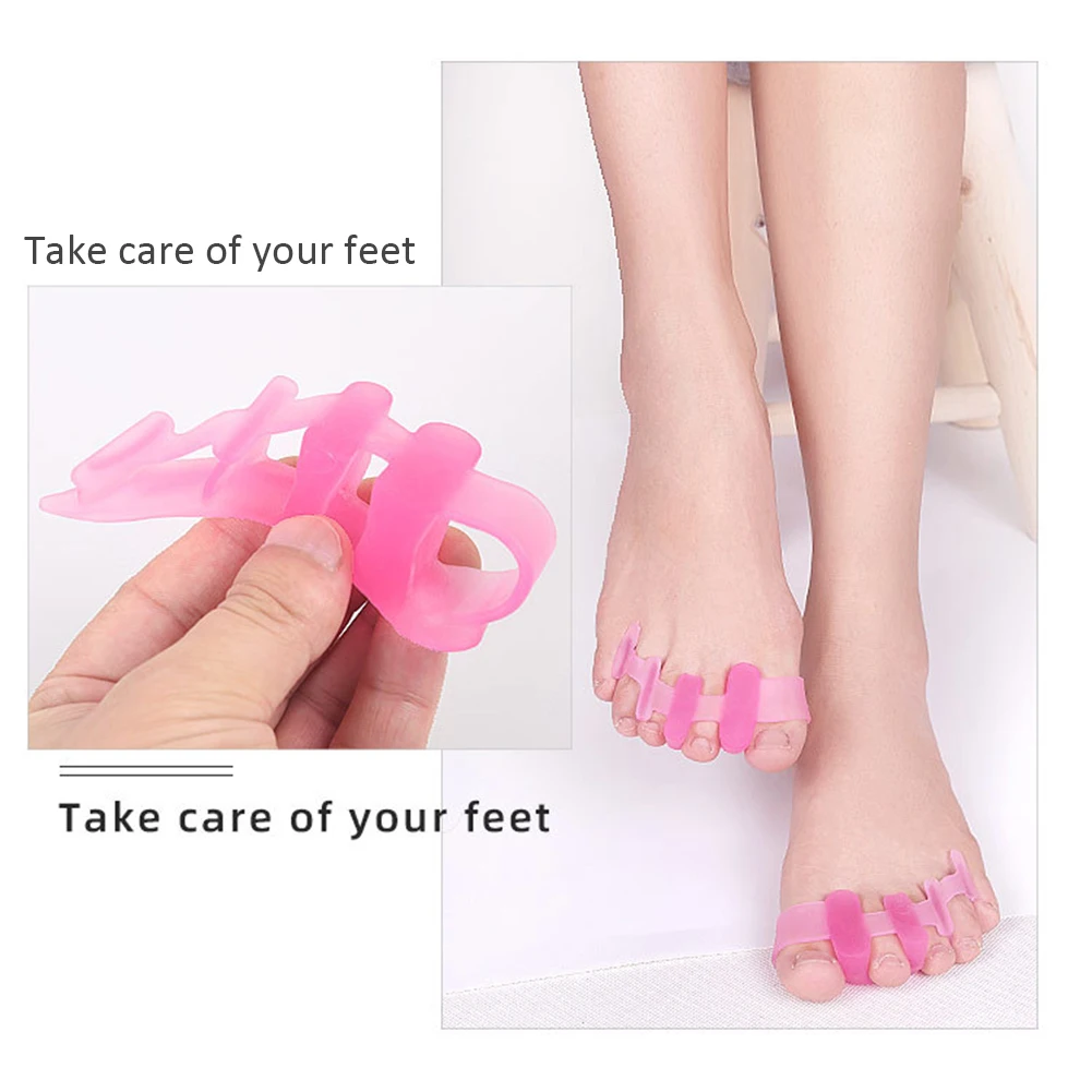 Silicone Toe Separators Toes Hallux Valgus Corrector Separator Gel Bunion Protector Straightener Bunion Corrector Foot Care
Silicone Toe Separators Toes Hallux Valgus Corrector Separator Gel Bunion Protector Straightener Bunion Corrector Foot Care