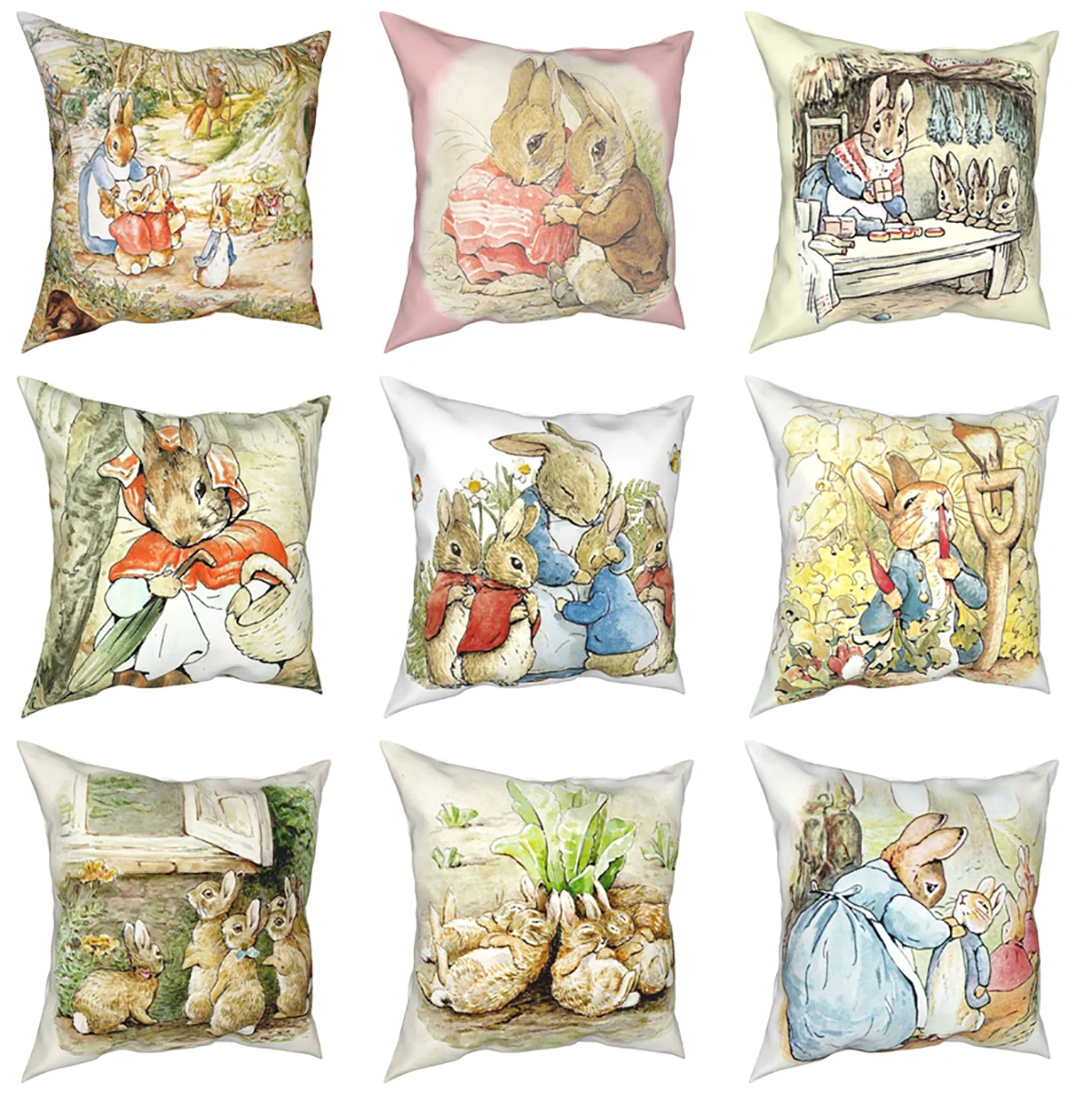 Cute Cartoon Rabbit Bunny Pillowcase Cushion Cover Decorative Fairy Tale Animal Nursery Children Pillow Case Cover Home 40X40cm
Cute Cartoon Rabbit Bunny Pillowcase Cushion Cover Decorative Fairy Tale Animal Nursery Children Pillow Case Cover Home 40X40cm