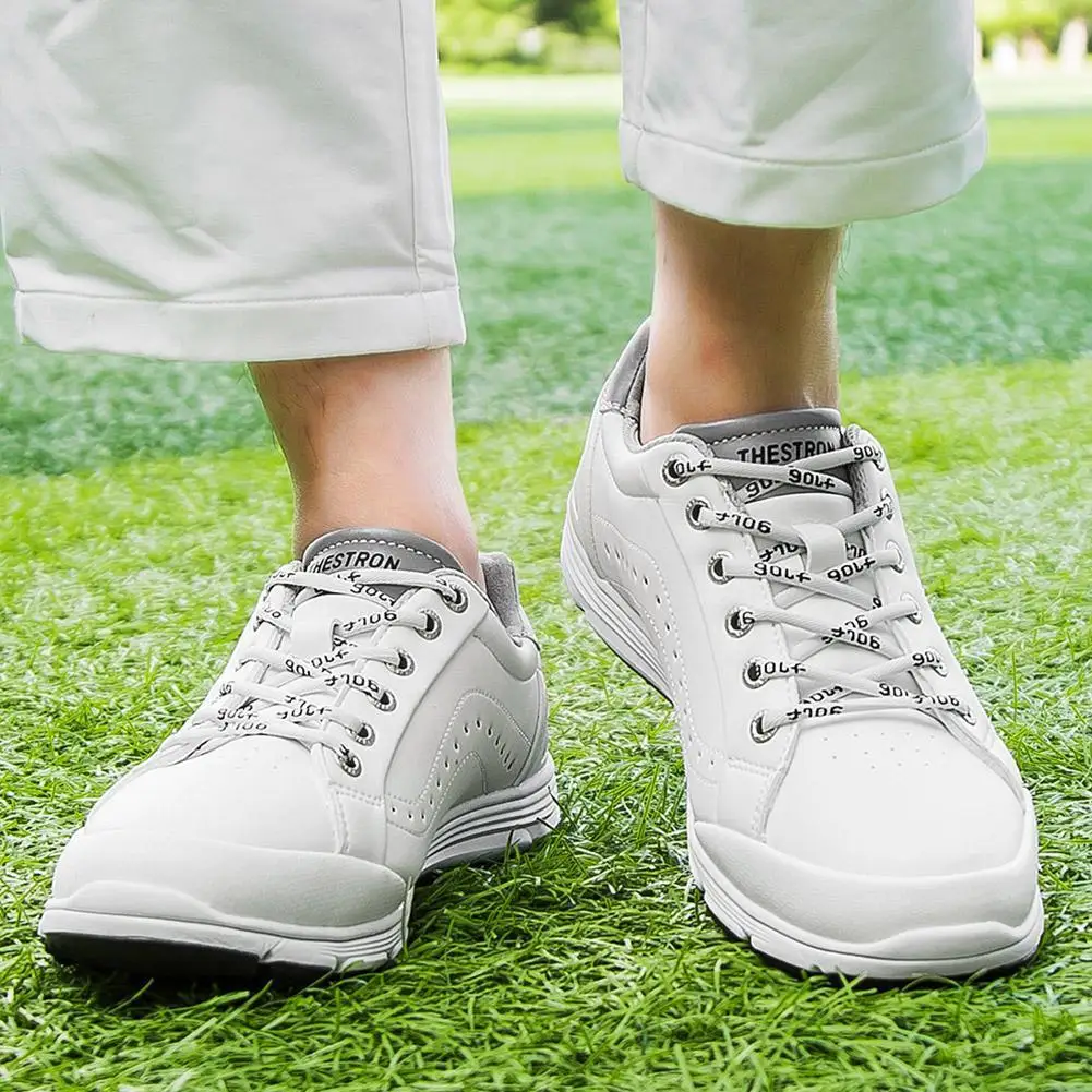 Уличная обувь для гольфа, Мужская водонепроницаемая нескользящая обувь разных размеров для тренировок и гольфа, повседневная обувь для гол... 
Уличная обувь для гольфа, Мужская водонепроницаемая нескользящая обувь разных размеров для тренировок и гольфа, повседневная обувь для гол...