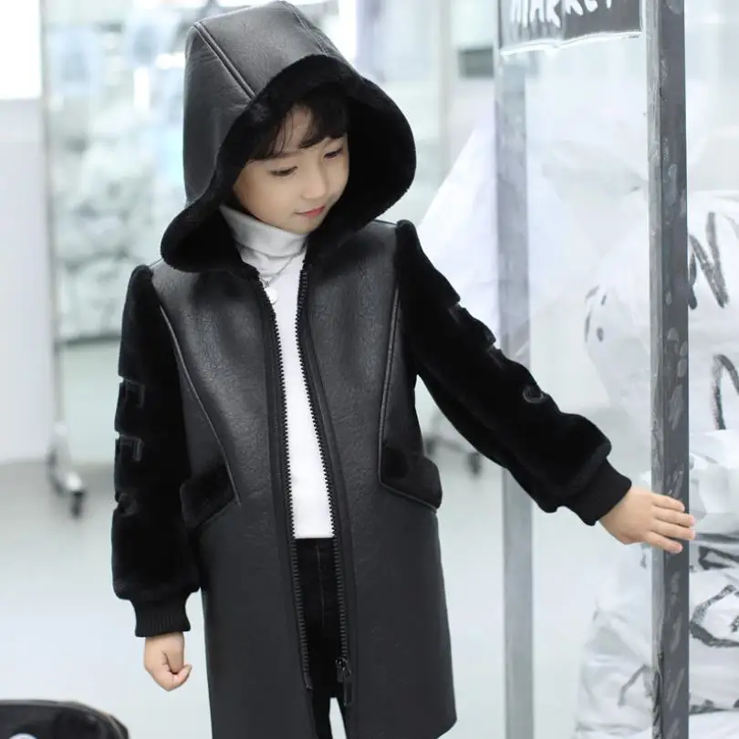 Children's PU leather jackets Plus velet stitching boys coat thicker warm outerwear for boys modis kids winter jackets Y2653
Children's PU leather jackets Plus velet stitching boys coat thicker warm outerwear for boys modis kids winter jackets Y2653
