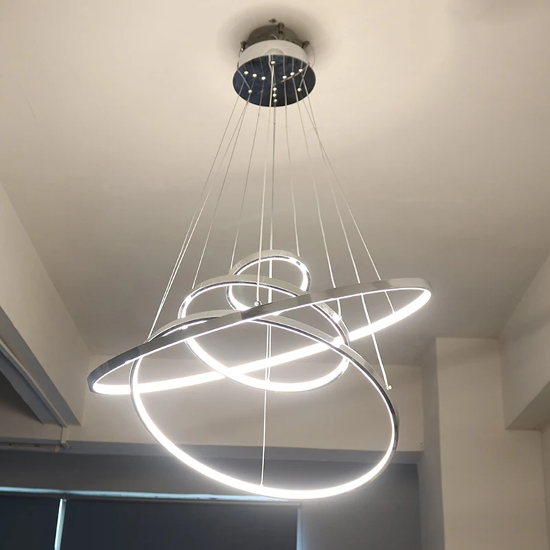 Minimalist Modern Chrome Circle Rings Led Chandeliers Hanging Pendant Lamp Indoor Home Lighting Living Room Decoration Fixture
Minimalist Modern Chrome Circle Rings Led Chandeliers Hanging Pendant Lamp Indoor Home Lighting Living Room Decoration Fixture