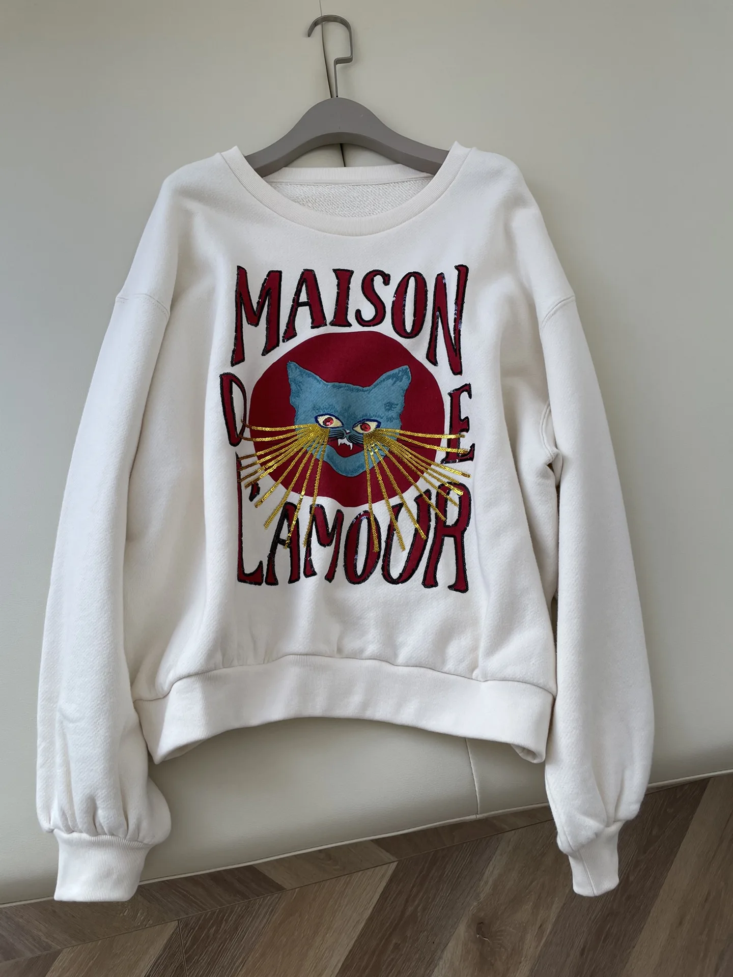 New Haute Couture Printing Embroidery Sequins Sweatshirt G Pullover Outwear Cotton Vintage European Super High Quality Loose Top
New Haute Couture Printing Embroidery Sequins Sweatshirt G Pullover Outwear Cotton Vintage European Super High Quality Loose Top