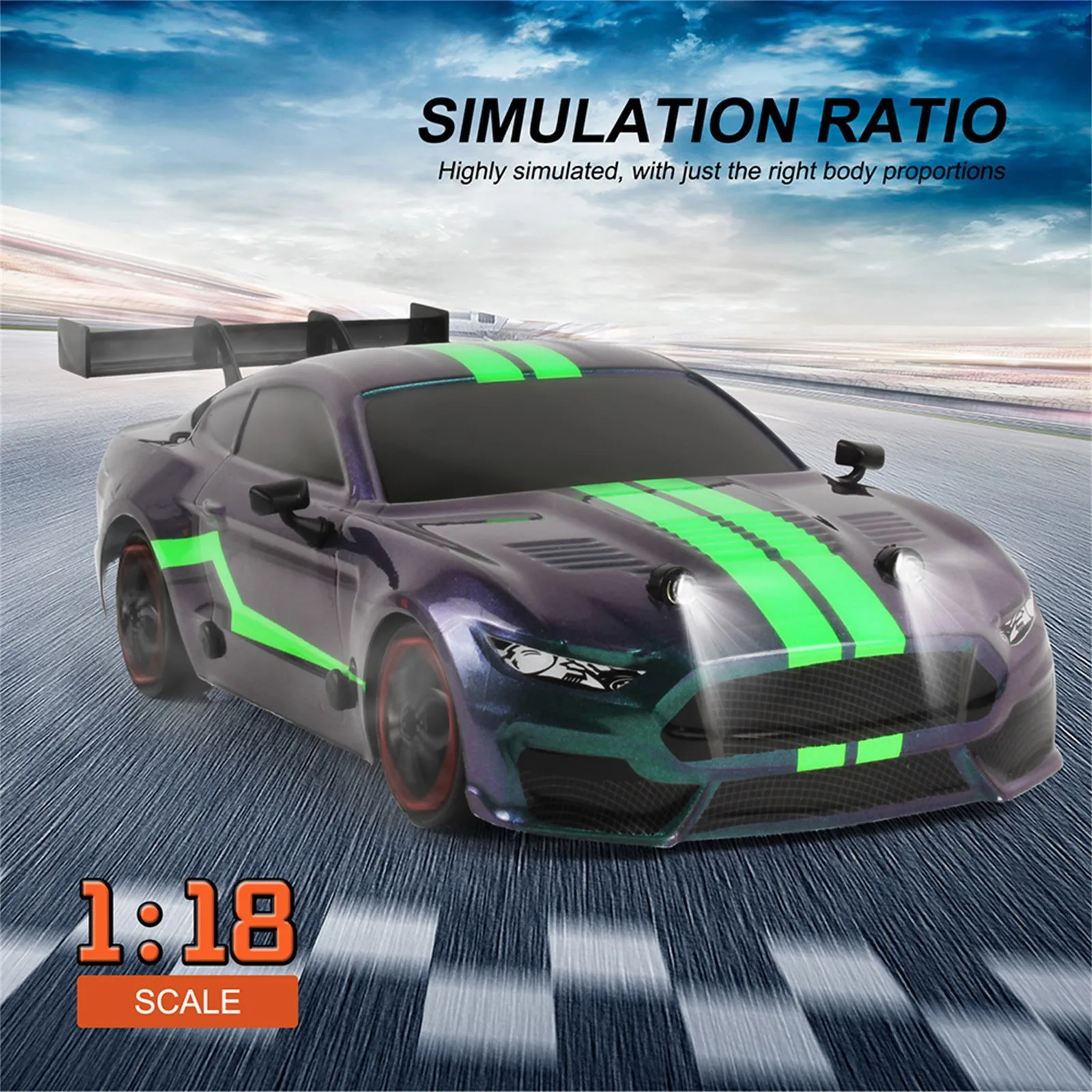 4wd Rc Drift Car Toy 2.4g Rapid Drift Racing Car High-speed Remote Control Model Vehicle Car Toys Off-road Climbing Car For Kid
4wd Rc Drift Car Toy 2.4g Rapid Drift Racing Car High-speed Remote Control Model Vehicle Car Toys Off-road Climbing Car For Kid