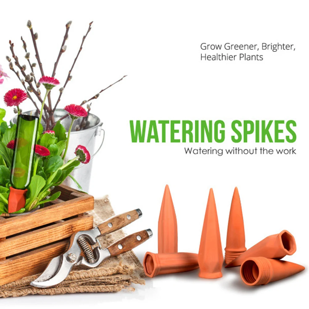6 PCS Auto Drip Irrigation Watering System Automatic Watering Spike for Plants Flower Indoor Household Waterers Bottle Drip Irri
6 PCS Auto Drip Irrigation Watering System Automatic Watering Spike for Plants Flower Indoor Household Waterers Bottle Drip Irri