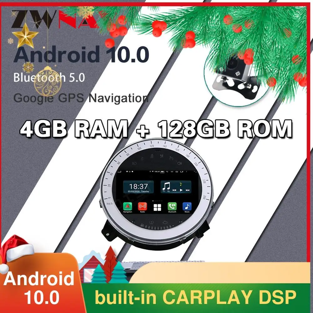 4+128G Android 10 IPS screen Car multimedia Player for BMW MINI 2006-2013 Auto Audio Radio stereo GPS navigation BT head unit
4+128G Android 10 IPS screen Car multimedia Player for BMW MINI 2006-2013 Auto Audio Radio stereo GPS navigation BT head unit