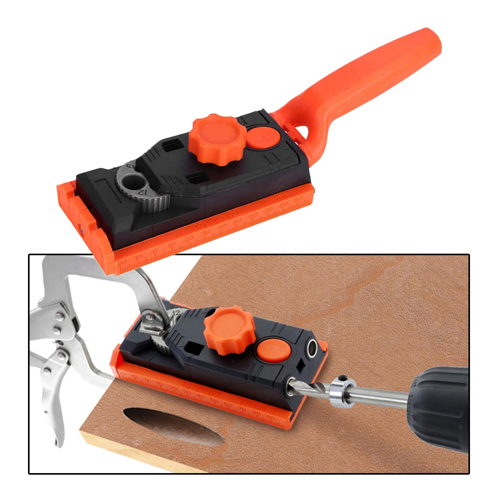 Dowelling Jig for Furniture 2 In 1 Pocket Hole Jig System Woodworking Drill locator for punching
Dowelling Jig for Furniture 2 In 1 Pocket Hole Jig System Woodworking Drill locator for punching