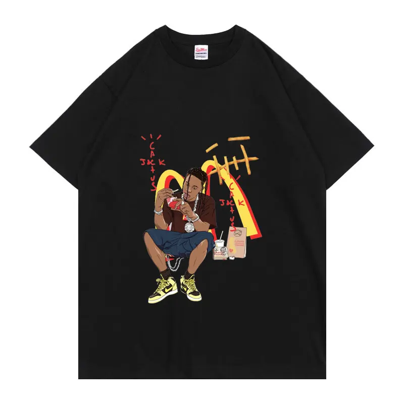Новая модная футболка с тревисом Скоттом КАКТУСОМ Джеком Рокки как можно скорее