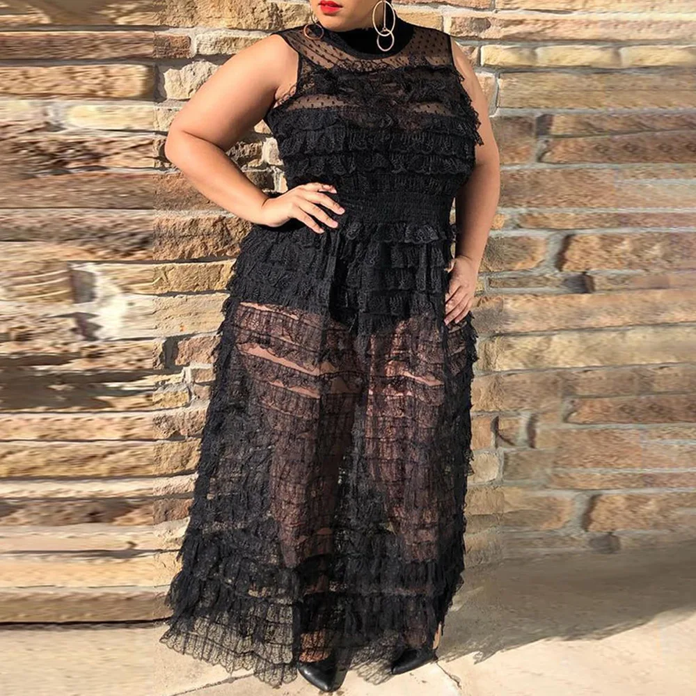 4XL 3XL Big Size Women's Clothing Dashiki African Fashion Designer Dress 2022 Summer Autumn See Through Sleeveless Maxi Dress
4XL 3XL Big Size Women's Clothing Dashiki African Fashion Designer Dress 2022 Summer Autumn See Through Sleeveless Maxi Dress