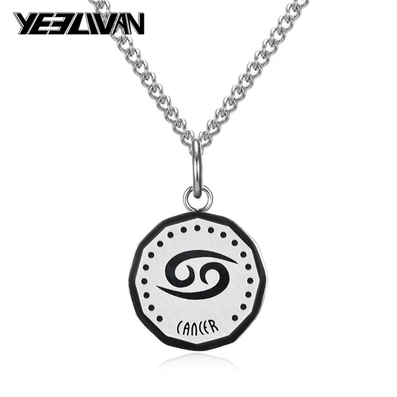 Fashion Twelve Constellation Pendant Necklace Stainless Steel Clavicle Chain Necklaces on the Neck for Women Choker Jewelry
Fashion Twelve Constellation Pendant Necklace Stainless Steel Clavicle Chain Necklaces on the Neck for Women Choker Jewelry