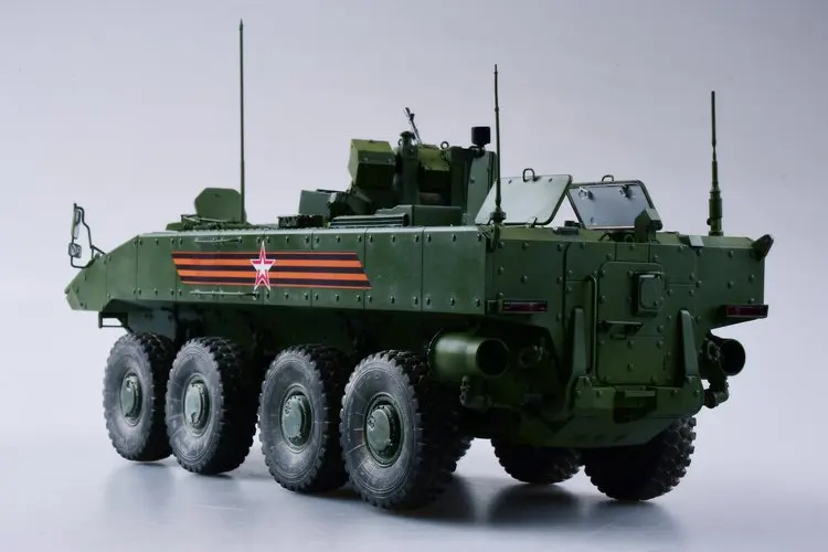PANDA PH35025 1/35 VPK-7829 Bumerag APC Object K-16 Armoured Personnel Carrier Children Toy Plastic Assembly Building Model Kit
PANDA PH35025 1/35 VPK-7829 Bumerag APC Object K-16 Armoured Personnel Carrier Children Toy Plastic Assembly Building Model Kit