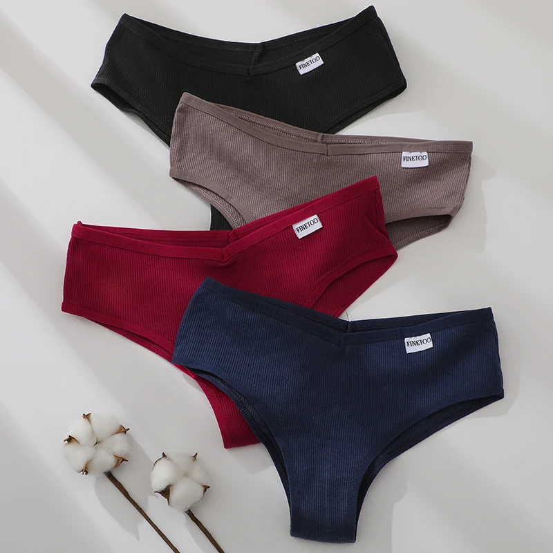 FINETOO Cotton Thongs Women Panties M-XL Sexy Underpants Women Underwear Comfortable Briefs Soft Panty Female Lingerie New
FINETOO Cotton Thongs Women Panties M-XL Sexy Underpants Women Underwear Comfortable Briefs Soft Panty Female Lingerie New