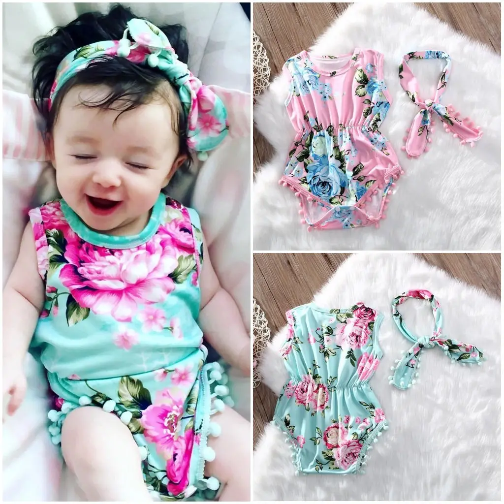 Baby Girl Bodysuit Sleeveless Floral Tassels Summer Clothes Newborn Infant Baby Girl Bodysuit Jumpsuit Sunsuit
Baby Girl Bodysuit Sleeveless Floral Tassels Summer Clothes Newborn Infant Baby Girl Bodysuit Jumpsuit Sunsuit