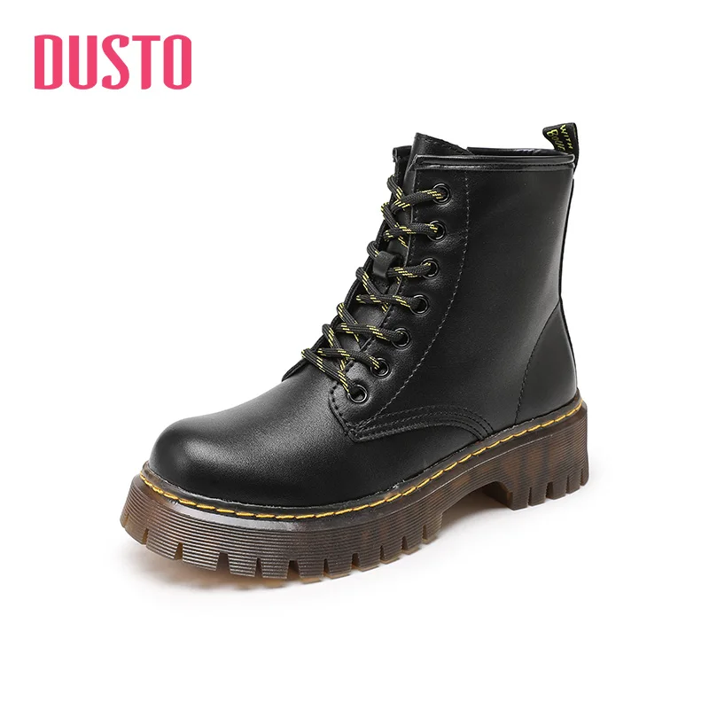 DUSTO 2021 new winter Boots for girls lace up platform shoes lift design boots women's shoes Women's autumn boots Woman boots
DUSTO 2021 new winter Boots for girls lace up platform shoes lift design boots women's shoes Women's autumn boots Woman boots