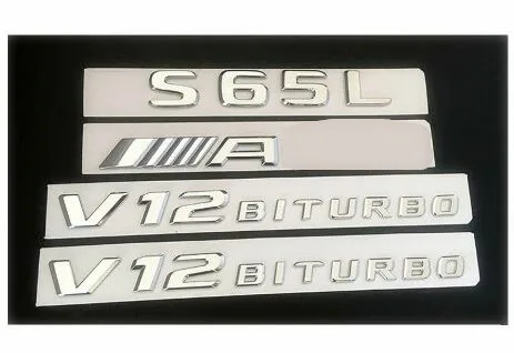 Хром для S65L AMG V12 BITURBO брызговик багажника Mercedes Benz | Автомобили и мотоциклы