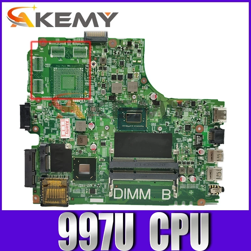 Original Laptop motherboard For DELL Inspiron 14R 3421 5421 Celorn 997U Mainboard CN-0825R3 0825R3 12204-1 DNE40-CR MB SLJ8E
Original Laptop motherboard For DELL Inspiron 14R 3421 5421 Celorn 997U Mainboard CN-0825R3 0825R3 12204-1 DNE40-CR MB SLJ8E