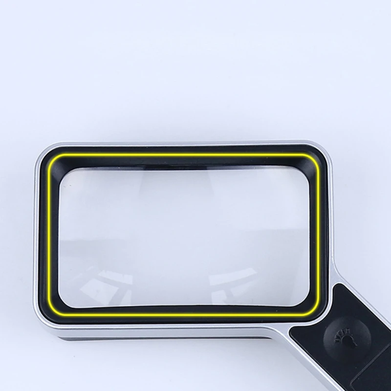 Folding Handheld Magnifying Glass with 6LED LightRechargeable 3X Large Rectangle Reading Magnifiers for Seniors Childre KX4B
Folding Handheld Magnifying Glass with 6LED LightRechargeable 3X Large Rectangle Reading Magnifiers for Seniors Childre KX4B