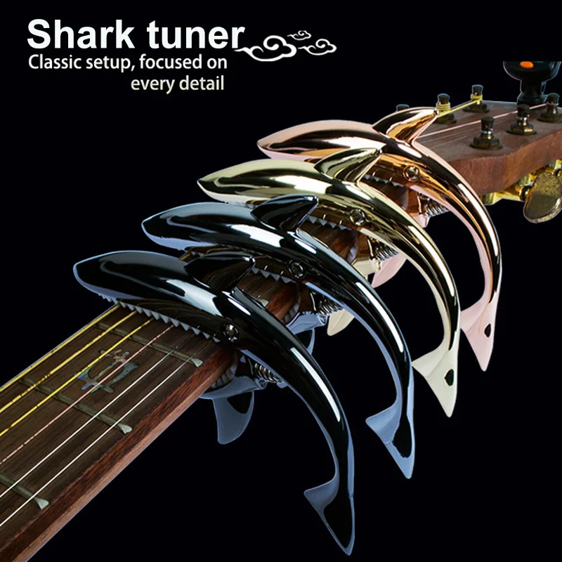 Electric Guitar Capo Zinc Alloy Tuning Capo Acoustic Guitar Shark Capo Ukulele Guitar Capo Tuner Musical Instrument Accessories
Electric Guitar Capo Zinc Alloy Tuning Capo Acoustic Guitar Shark Capo Ukulele Guitar Capo Tuner Musical Instrument Accessories