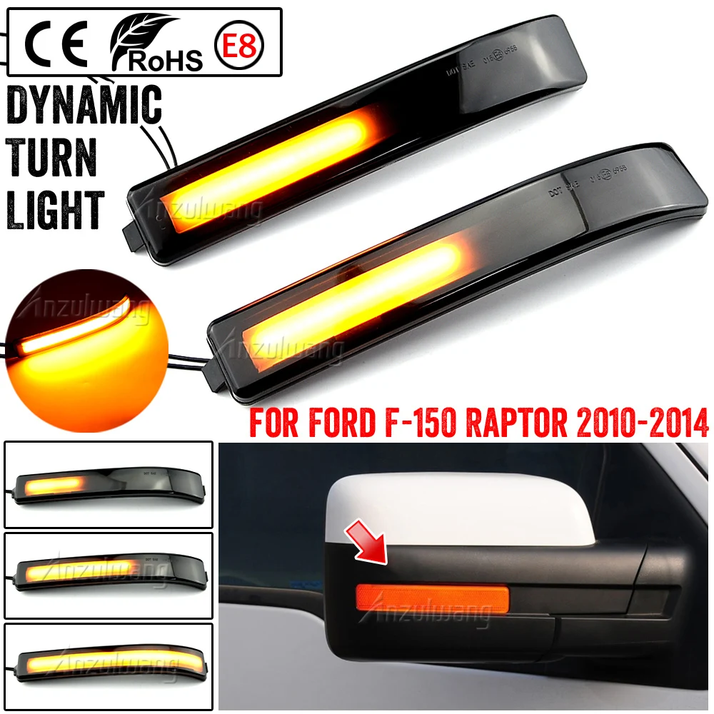 Dynamic Blinker For Ford F150 SVT Raptor 2009-2014 F-150 LED Turn Signal Sequential Side Mirror Indicator Light external arrow
Dynamic Blinker For Ford F150 SVT Raptor 2009-2014 F-150 LED Turn Signal Sequential Side Mirror Indicator Light external arrow
