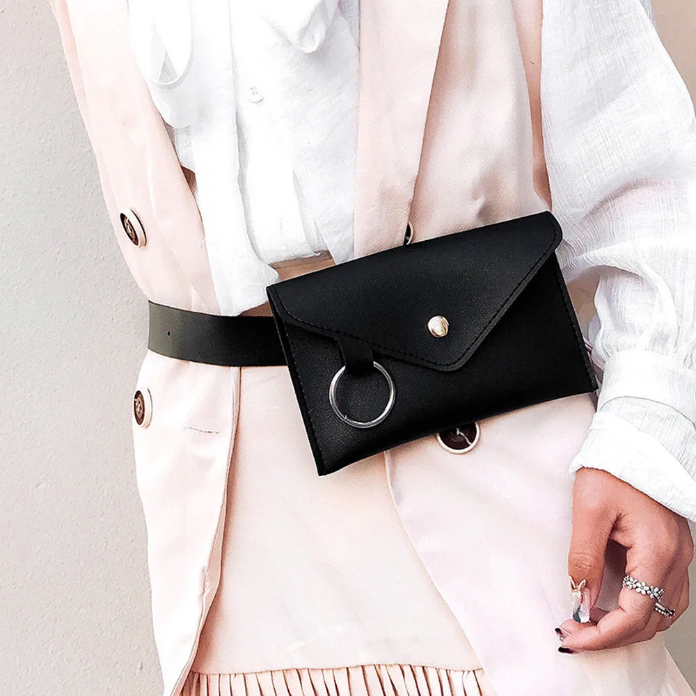 2022 New Fashion Women's Shoulder Crossbody Bag Pure Color Ring PU Messenger Chest Fanny Pack Lady Belt Bag Leather Waist Bag
2022 New Fashion Women's Shoulder Crossbody Bag Pure Color Ring PU Messenger Chest Fanny Pack Lady Belt Bag Leather Waist Bag