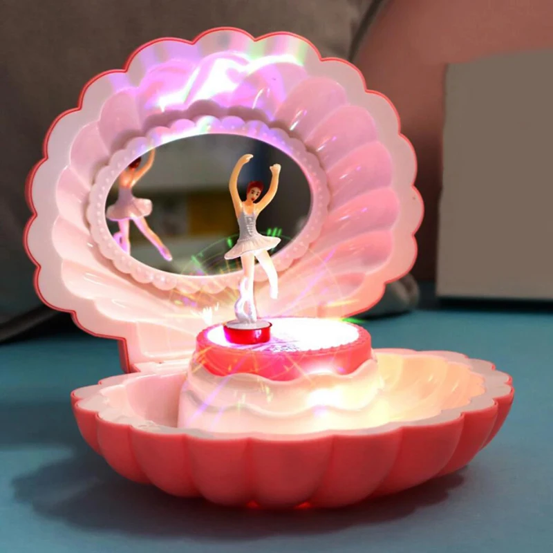 Shell Shape Ballet Girl Music Box with Light Classic Retro Melody Gift for Birthdays Holidays Wedding and Parties
Shell Shape Ballet Girl Music Box with Light Classic Retro Melody Gift for Birthdays Holidays Wedding and Parties