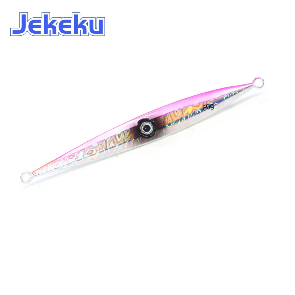 JEKEKU Новая Металлическая джиг приманка для рыбалки 40 г 60 80 100 120 джиггинг Рыба