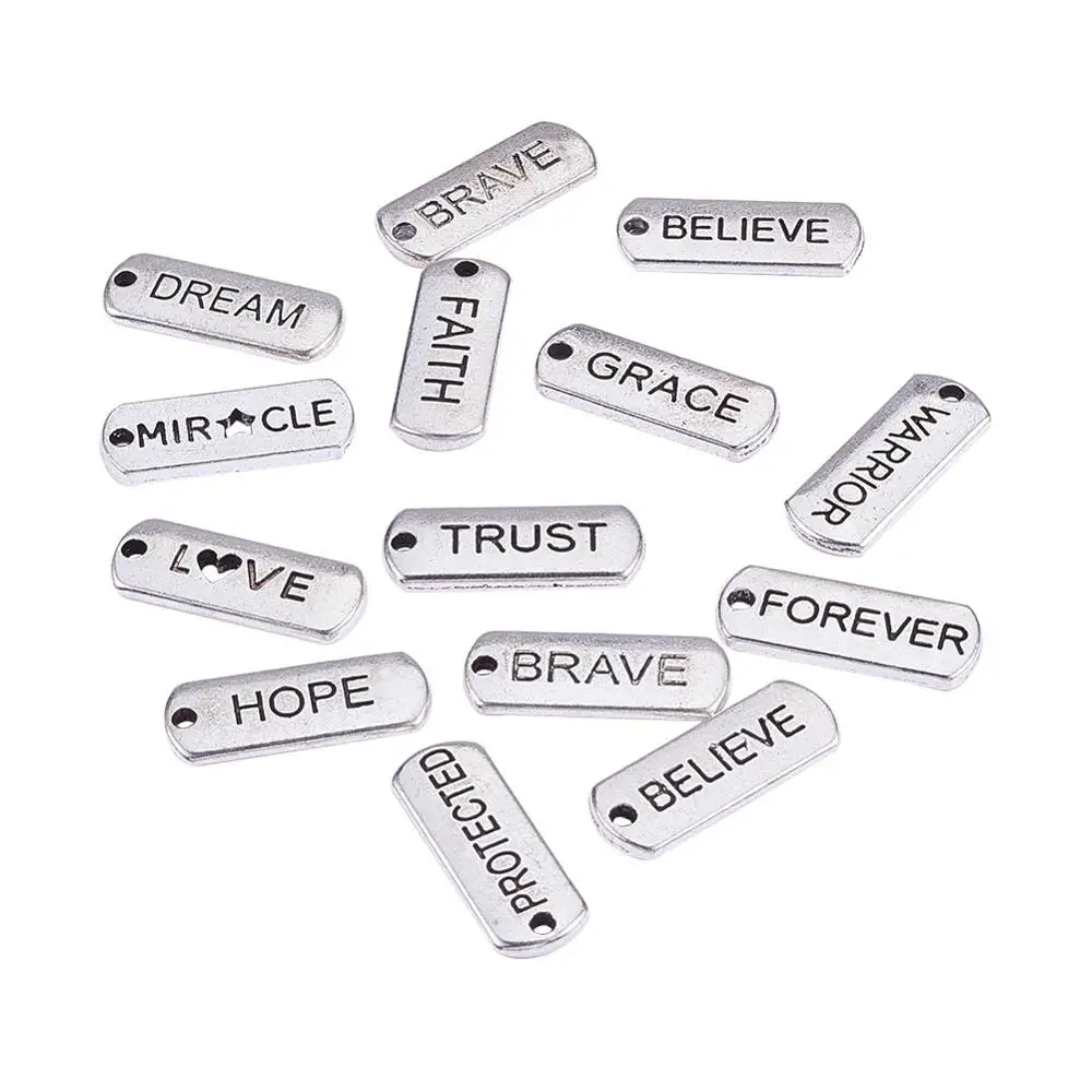 120Pcs Rectangle Tag with Inspiration Word Lucky Charms Message Quote Tiny Pendants for Men Women Jewelry Making Accessories
120Pcs Rectangle Tag with Inspiration Word Lucky Charms Message Quote Tiny Pendants for Men Women Jewelry Making Accessories