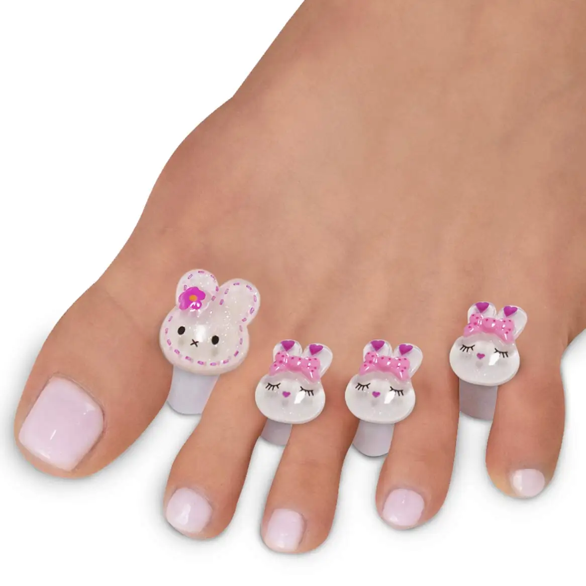 Toe Separators for Nail Polish Pedicure 8PCS Spacers, Stretchers, Spreaders, Polish Guards - Toe Spacers for Feet (Rabbits) 
Toe Separators for Nail Polish Pedicure 8PCS Spacers, Stretchers, Spreaders, Polish Guards - Toe Spacers for Feet (Rabbits)