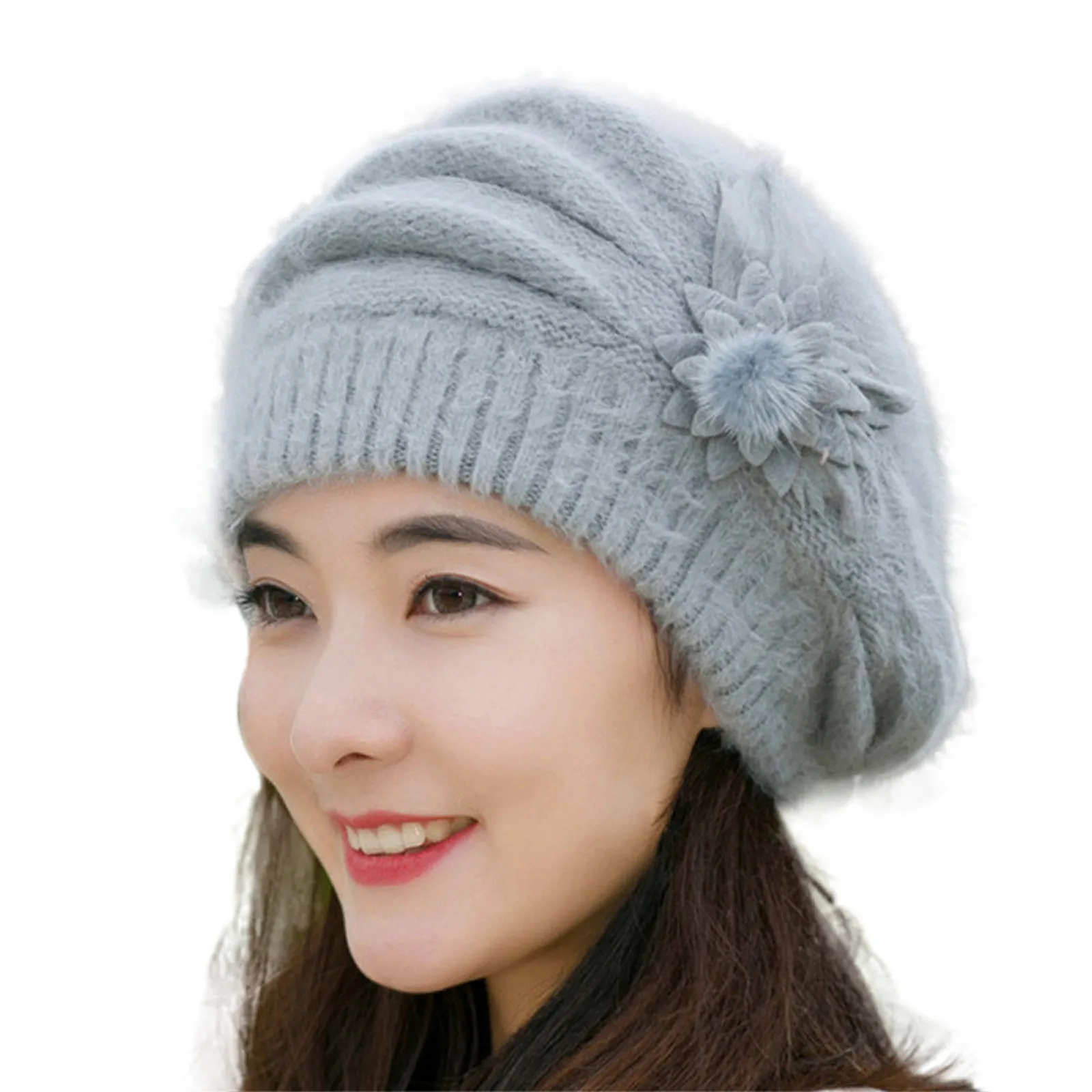 Hot Hat Beanie Fashion Spring Autumn Winter Hat Warm Flower Knit Crochet Cute Casual Cap For Women's Girl Female #YL5
Hot Hat Beanie Fashion Spring Autumn Winter Hat Warm Flower Knit Crochet Cute Casual Cap For Women's Girl Female #YL5
