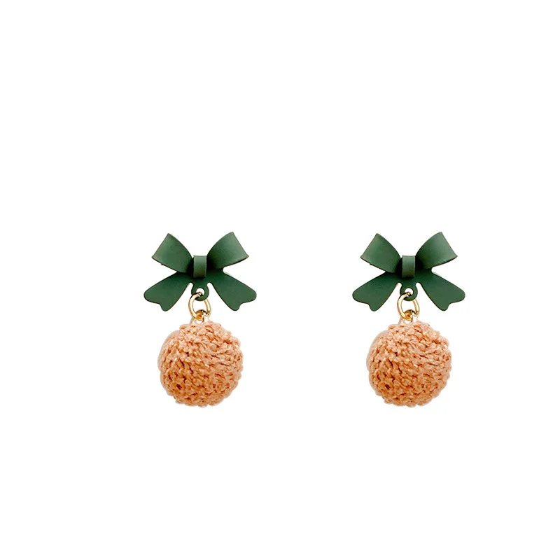 TIMEONLY Korean Style Pink Yellow Hariy Ball Dangle Earrings Gree Blue Color Bowknot Earring for Women Girl Cute Jewellery
TIMEONLY Korean Style Pink Yellow Hariy Ball Dangle Earrings Gree Blue Color Bowknot Earring for Women Girl Cute Jewellery