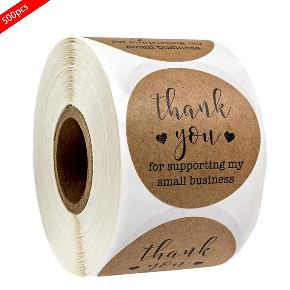 500 Pcs Thank You for Supporting My Business Kraft Stickers Round with Gold Foil Labels Stickers Wedding Party Baking Decoration
500 Pcs Thank You for Supporting My Business Kraft Stickers Round with Gold Foil Labels Stickers Wedding Party Baking Decoration