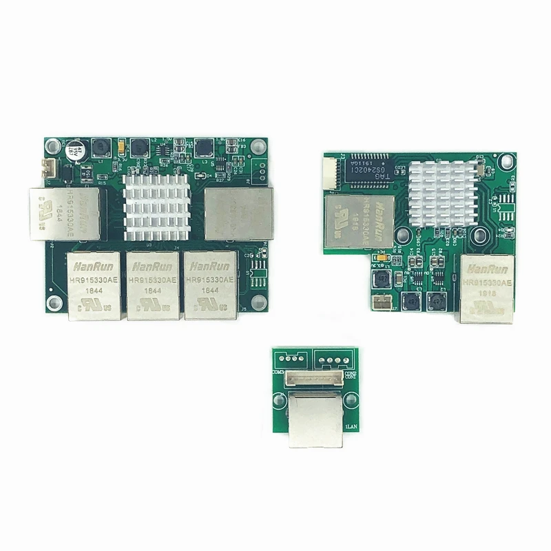 Промышленный модуль переключателя Ethernet 3/5 портов неуправляемый 10/100/1000 Мбит/с по
