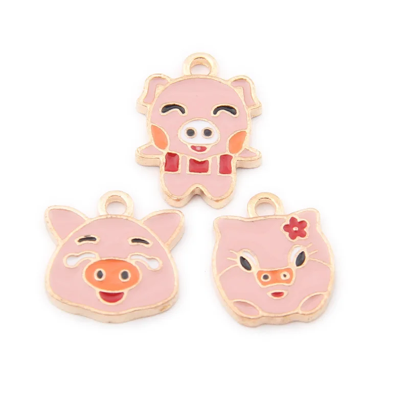10pcs Enamel Pink Pig Family Charms for Cute Earring Bracelet Necklace Pendant Jewelry Making DIY Alloy Drop Oil Accessory
10pcs Enamel Pink Pig Family Charms for Cute Earring Bracelet Necklace Pendant Jewelry Making DIY Alloy Drop Oil Accessory