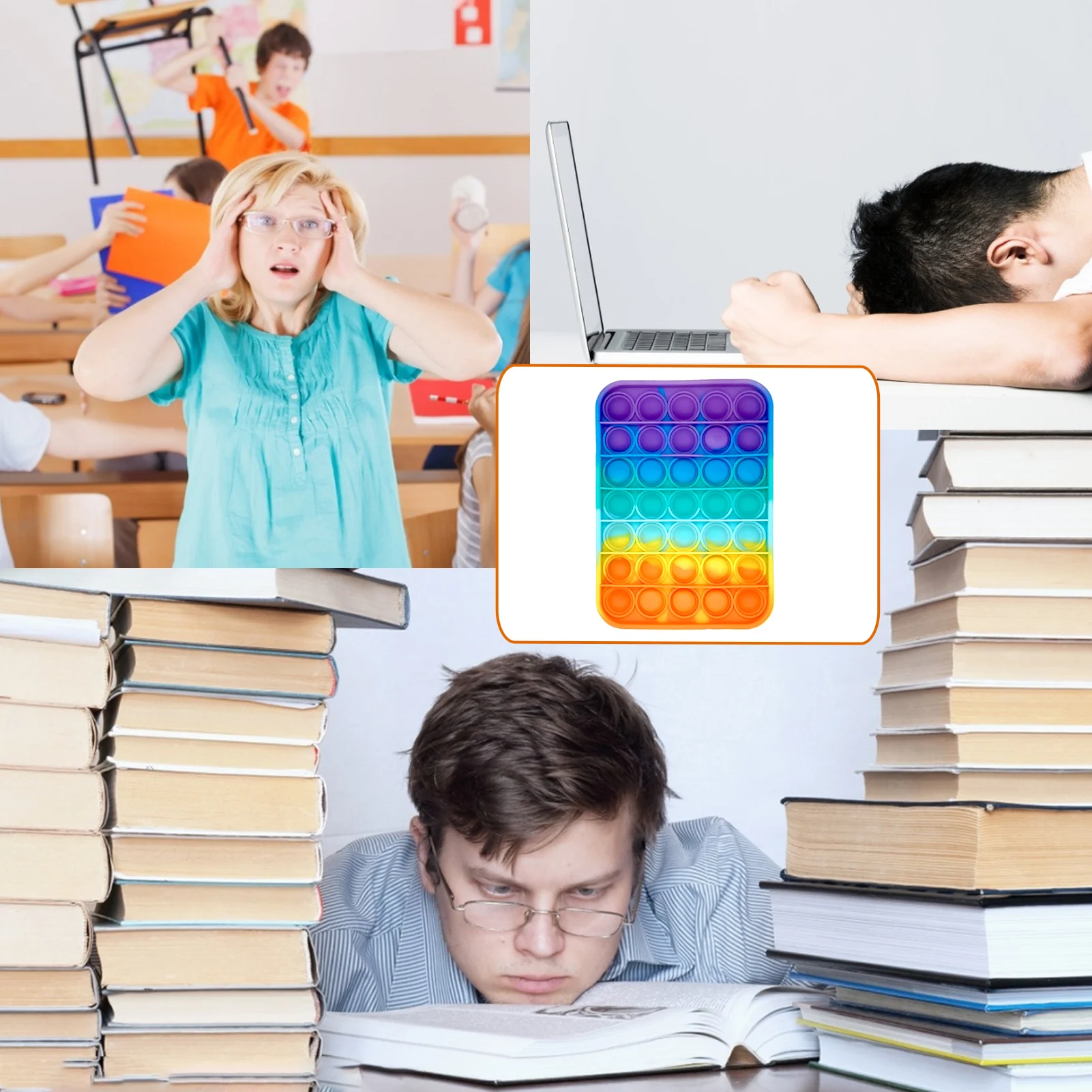 Funny Stress Relief Push Bubble Fidget Toys Children Adult Sensory Toy Anti-Stress Gift Soft Squeeze Toys Autism Special Needs
Funny Stress Relief Push Bubble Fidget Toys Children Adult Sensory Toy Anti-Stress Gift Soft Squeeze Toys Autism Special Needs