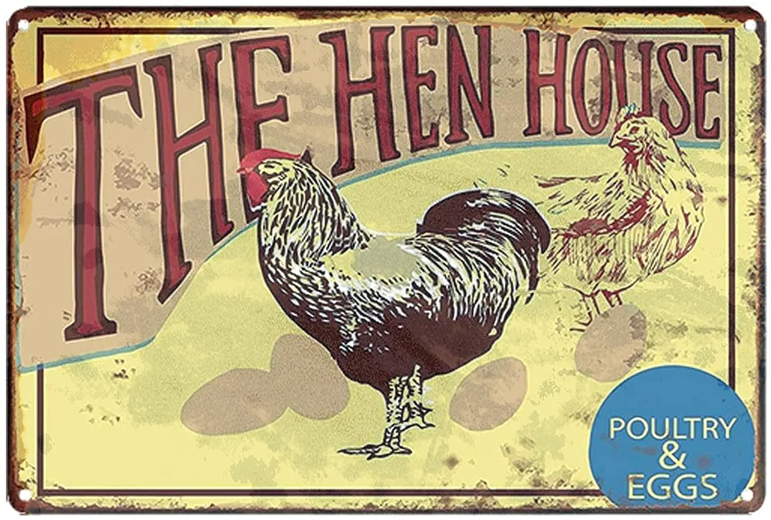 J.DXHYA Tin Poster Metal Sign Original Retro De Farm Fresh Eggs Wall Art|Thick Plate Print Wall Decoration Plaque Vintage Signs
J.DXHYA Tin Poster Metal Sign Original Retro De Farm Fresh Eggs Wall Art|Thick Plate Print Wall Decoration Plaque Vintage Signs